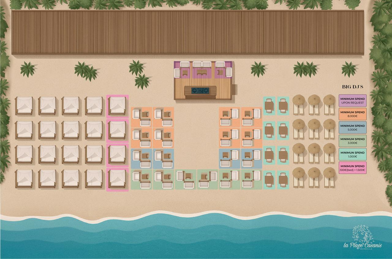 LA PLAGE CASANIS floor plan